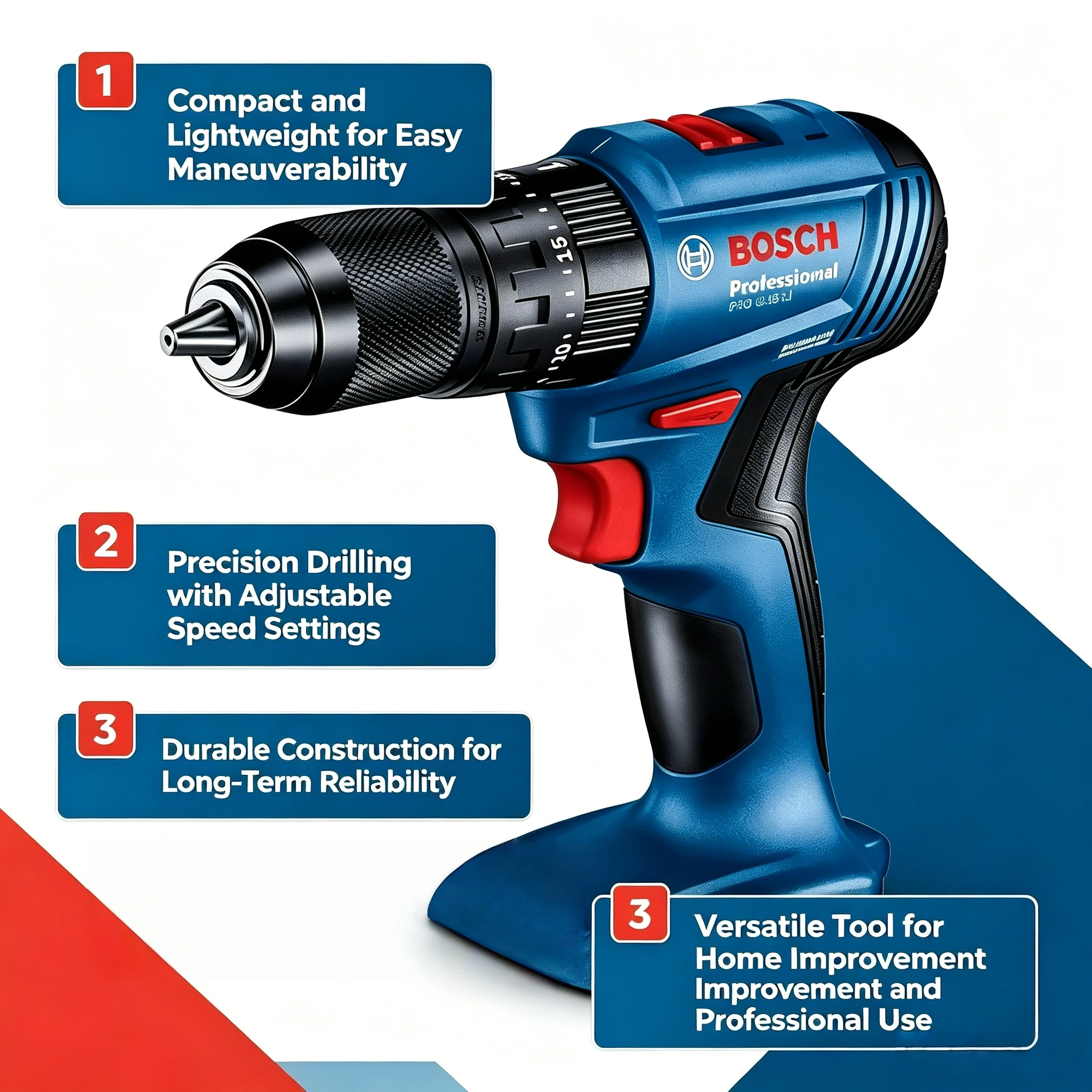 Bosch Drill Gsb 18V - Аккумуляторная ударная дрель Bosch GSB 185-LI