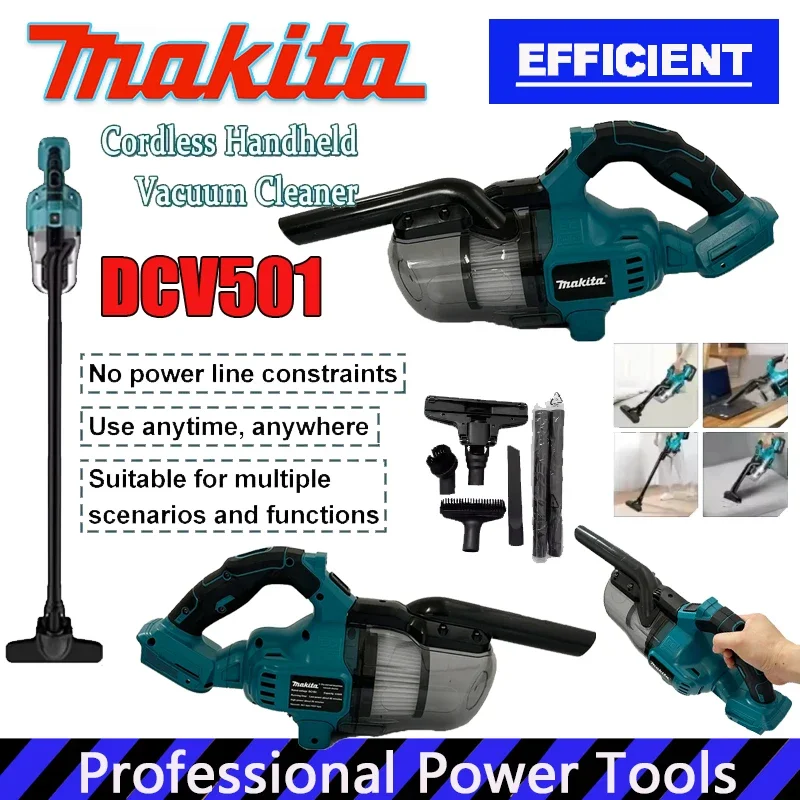 Power Tools Vacuum - Беспроводной ручной пылесос Makita для пола,