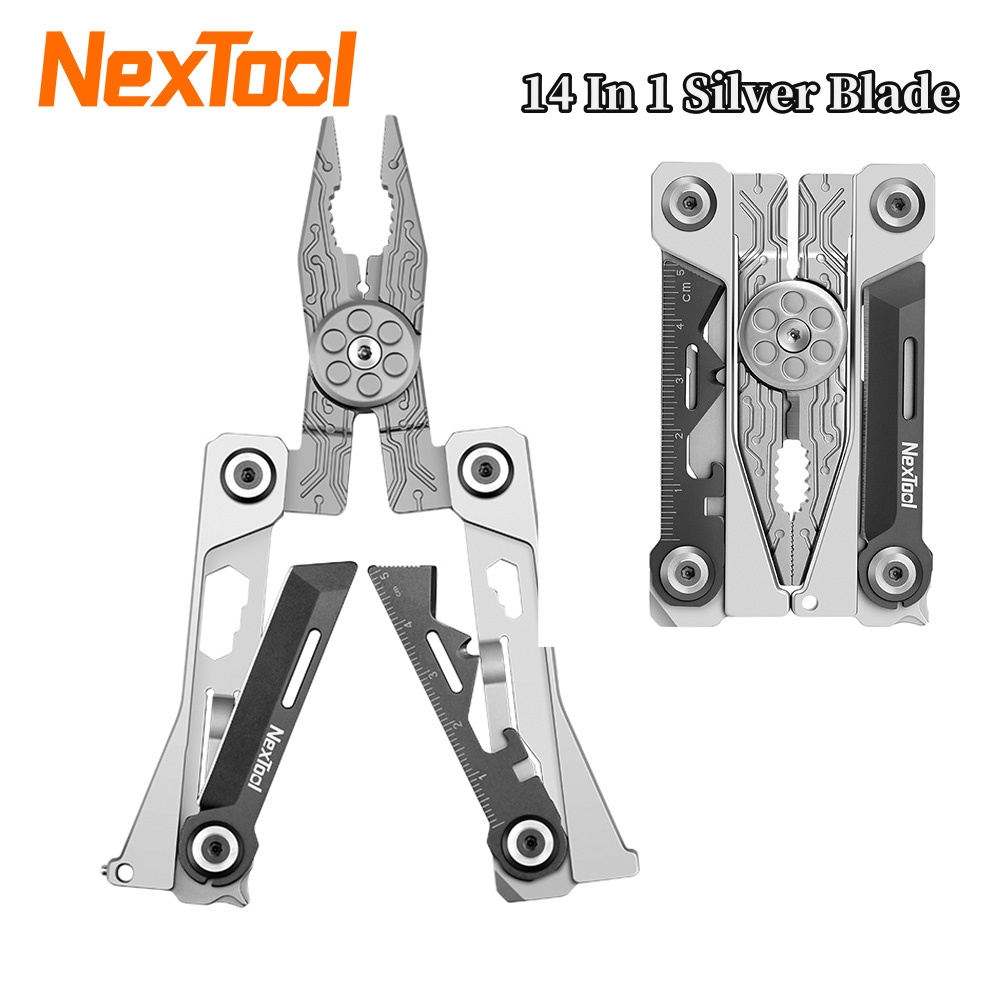 Xiaomi Power Tools - Nextool 14 в 1, серебряное лезвие,