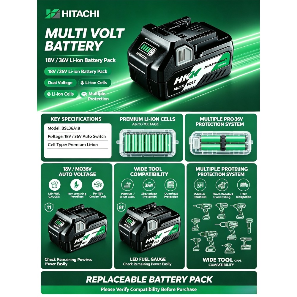 100% Оригинальный аккумулятор  – обзор и цена Power Tools Hikoki
