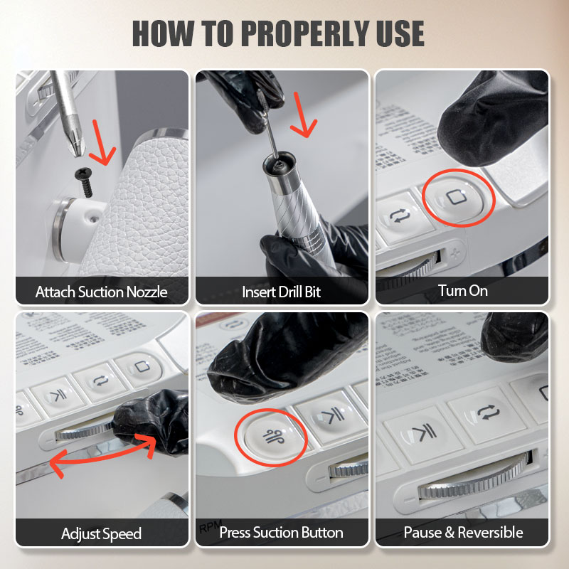 Мощный пылесборник для ногтей, – обзор и цена Power Tools Vacuum