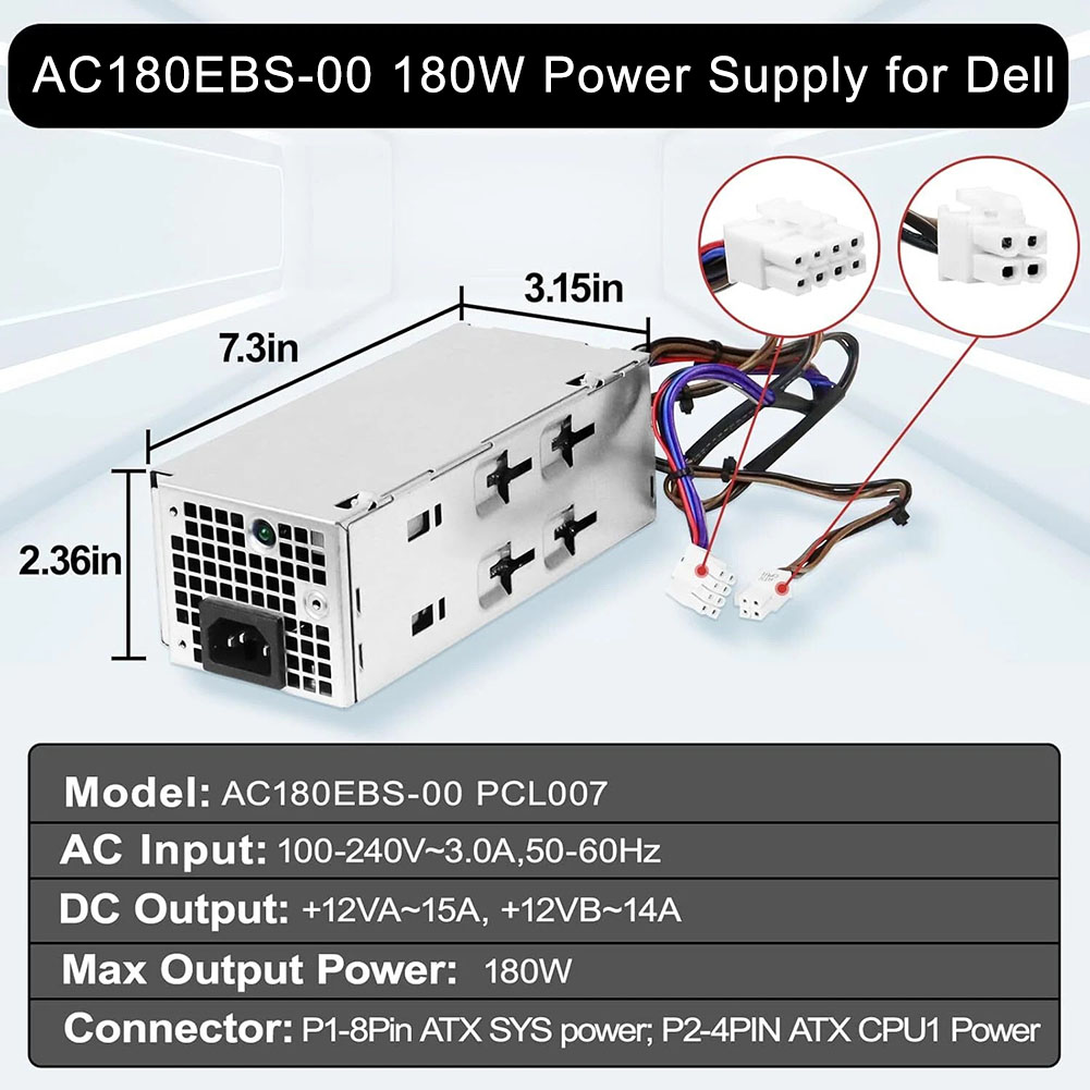 Блок питания 180 Вт AC180EBS-0 – обзор и цена Power Tools Wholesale