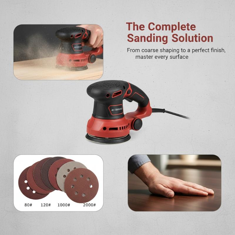 100 шт. шлифовальных дисков с  – обзор и цена Random Orbital Sander